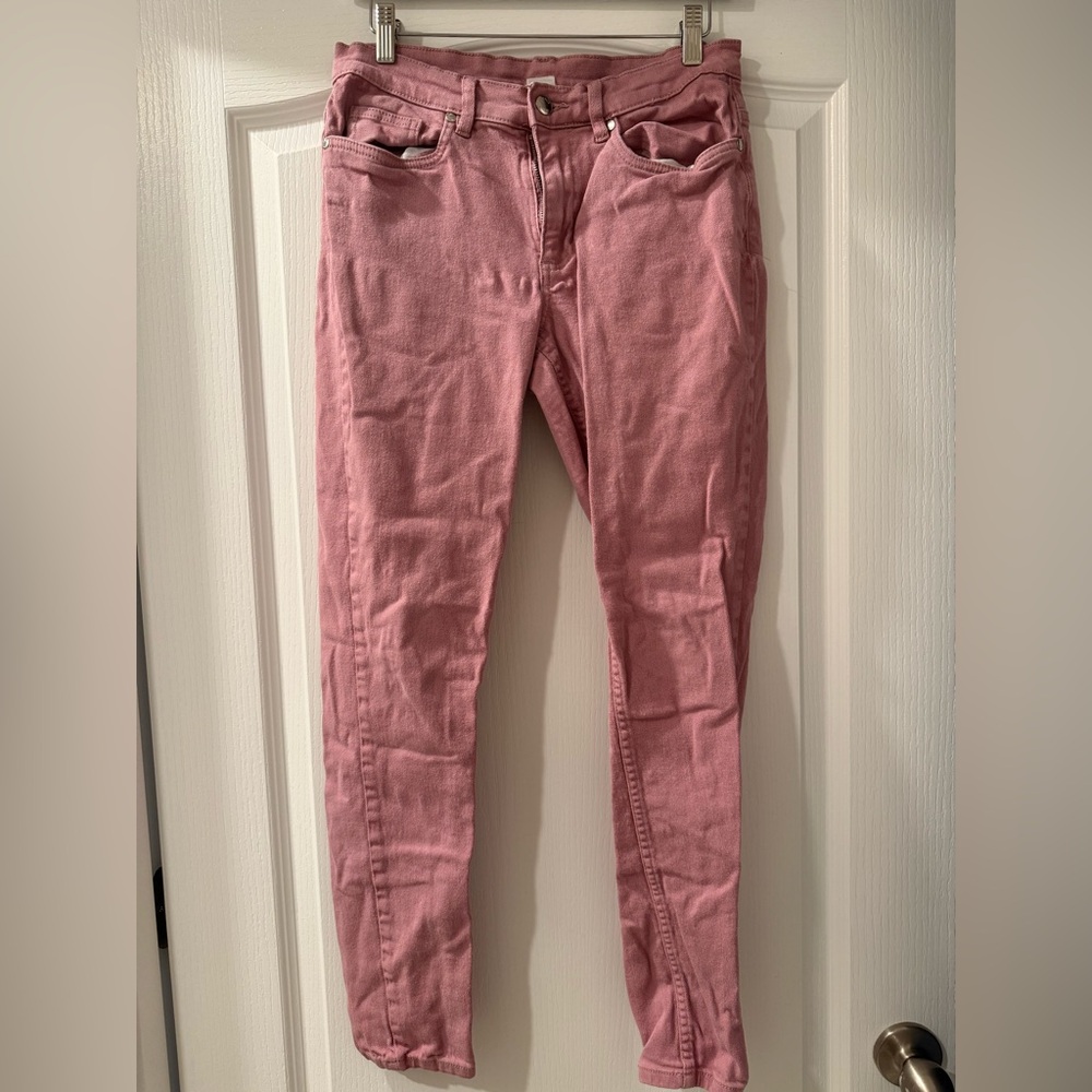 Great Condition! Venus Dusty Rose Pink Skinny Jeans, Size 8
